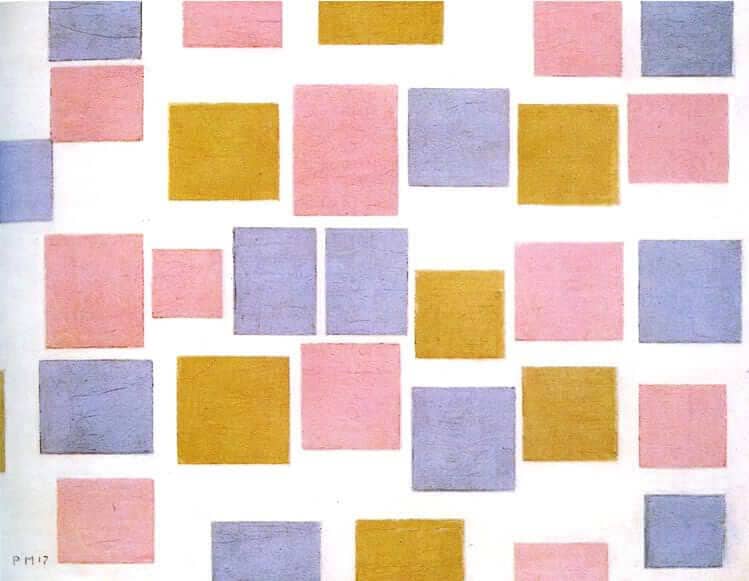 Composition with Color Planes, 1917 - by Piet Mondrian