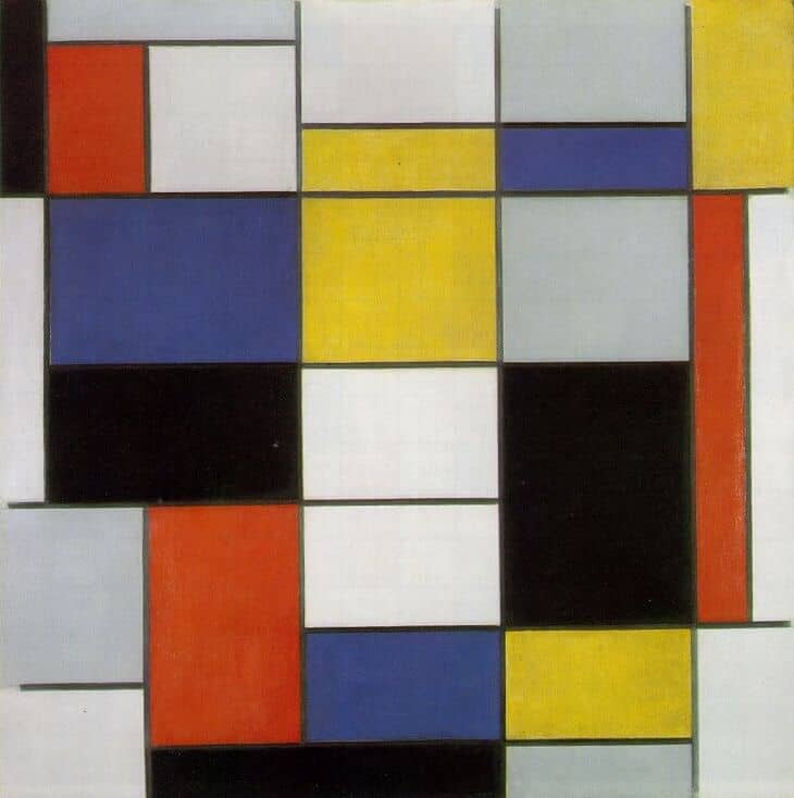 Composition No.II 1920 by Piet Mondrian