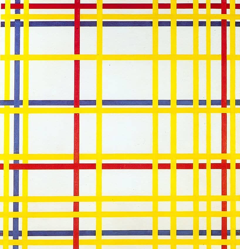 New York City I, 1942 by Piet Mondrian