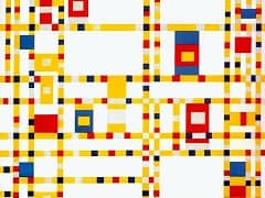 Broadway Boogie Woogie by Piet Mondrian