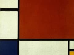 Composition II in Red, Blue, and Yellow by Piet Mondrian