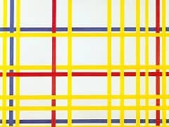 New York City I by Piet Mondrian