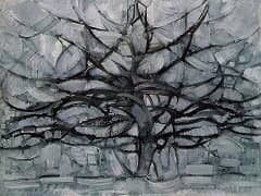 The Gray Tree by Piet Mondrian